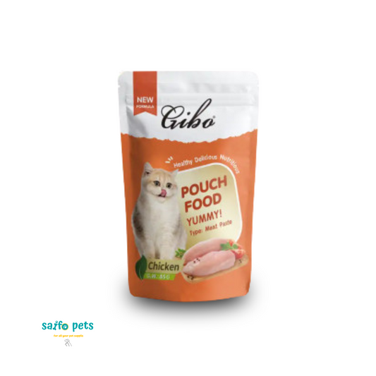 Giba wet cat food with chicken flavor - جيبا طعام رطب للقطط بنكهة الدجاج